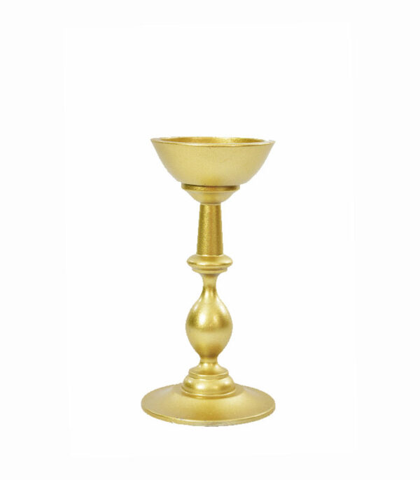 Ahşap Mumluk Altın ( Orta )