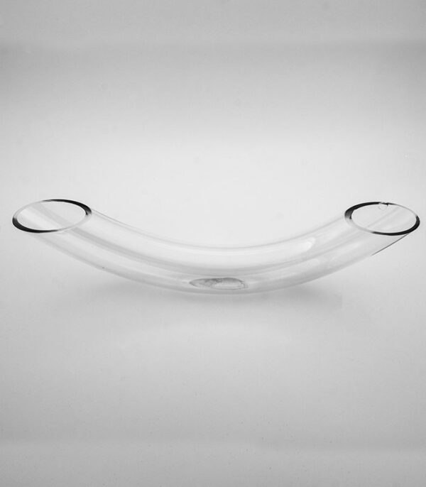 Horn Vase glass KİRALIK CAM MUMLUK ŞAMDAN ANTLYA ORGANİZASYON
