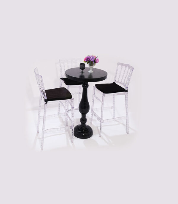 Şeffaf Napolyon Bar Sandalyesi