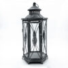 Lantern Candle Holder Rustic Black