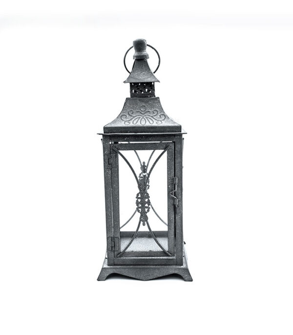 Lantern Candle Holder Rustic - Square