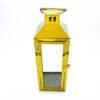 Lantern Candle Holder Rustic - Chrome - Yellow