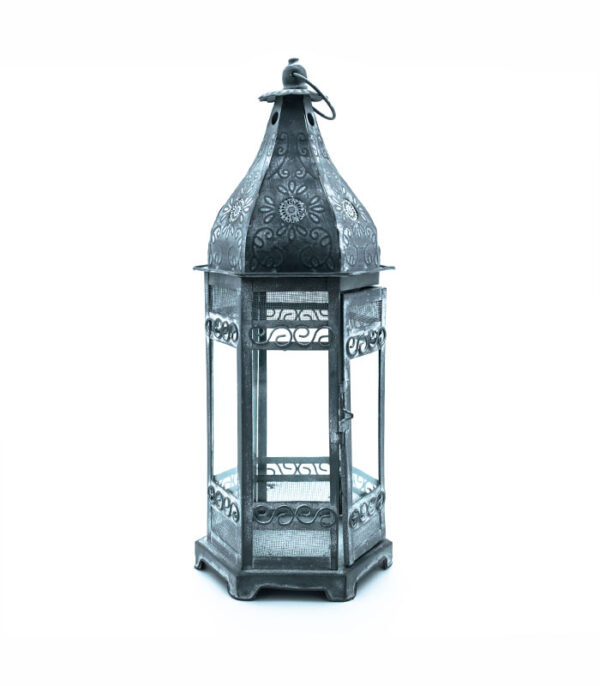 lantern-candle-holder-rustic - antique