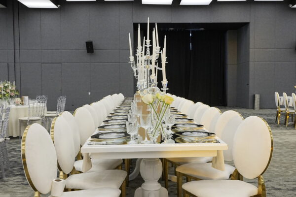 Gold Dior Beyaz Sandalye