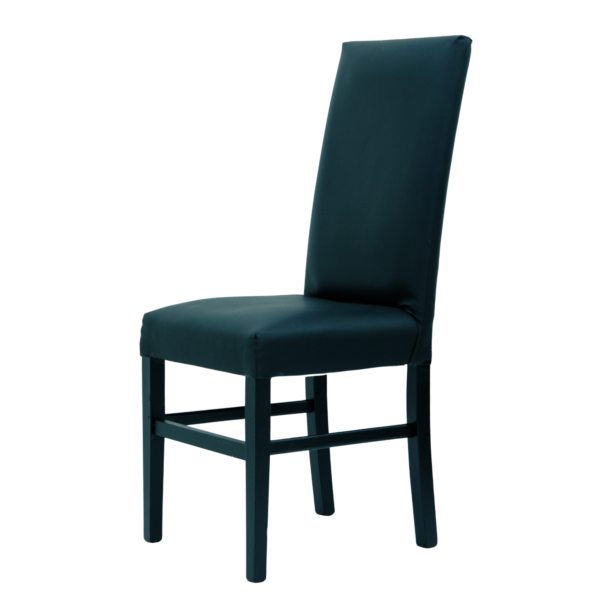 Siyah Deri Toplantı ve Fuar Sandalyesi