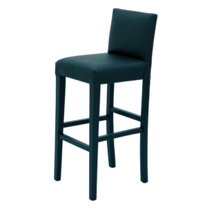 Siyah Deri Bar Sandalyesi