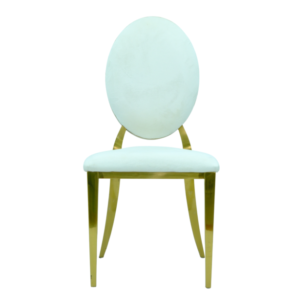 Gold Dior Beyaz Sandalye