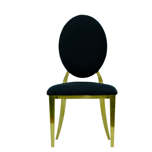 Gold Dior Siyah Sandalye